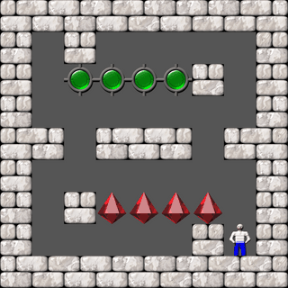 Уровень 30 — Monster Sokoban